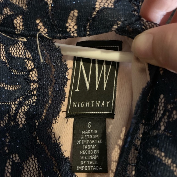 Navy blue Nightway evening gown - Picture 3 of 3